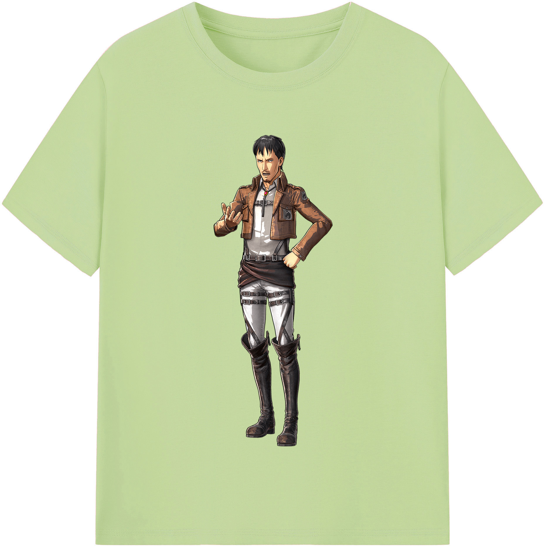 （画像用） 進撃の巨人 Attack on Titan 綿100％半袖Tシャツ（フロントプリント）